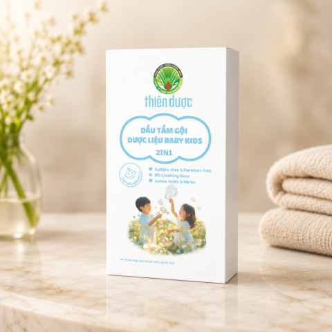 Dầu tắm gội dược liệu Baby 2IN1